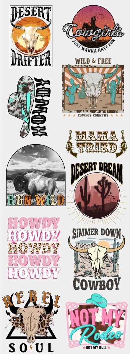 Premade Gang Sheets - Print Pony™