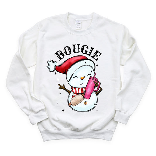 Bougie Snowman DTF Transfer