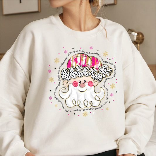 It's the most Wonderful Time of the Year, Coquette Santa - DTF transfer