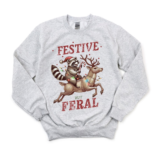 Festive but Feral DTF transfer