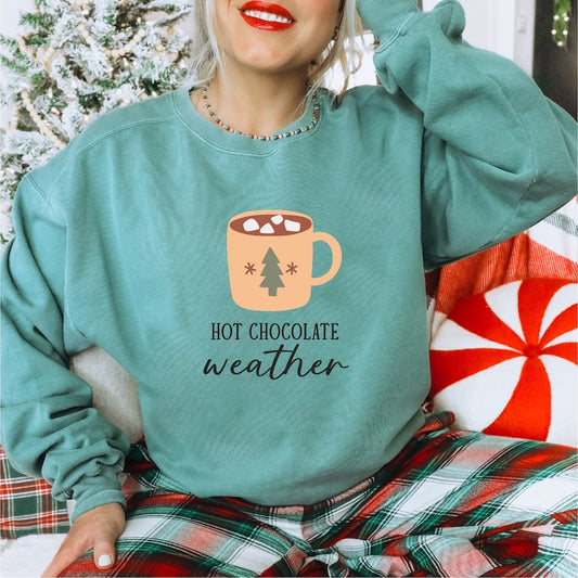 Hot Chocolate Weather DTF transfer