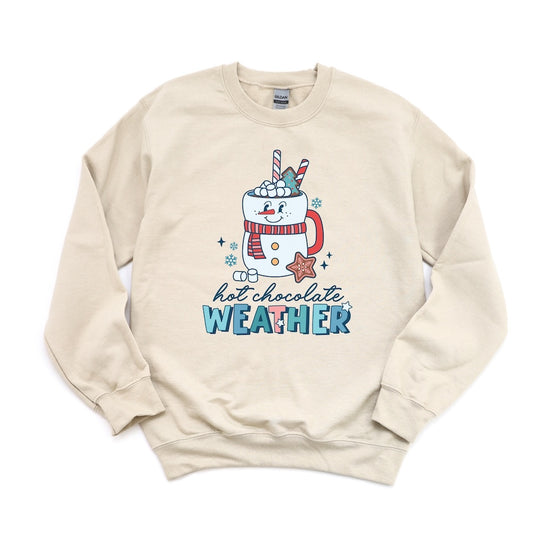 Hot Chocolate Weather Snowman DTF transfer