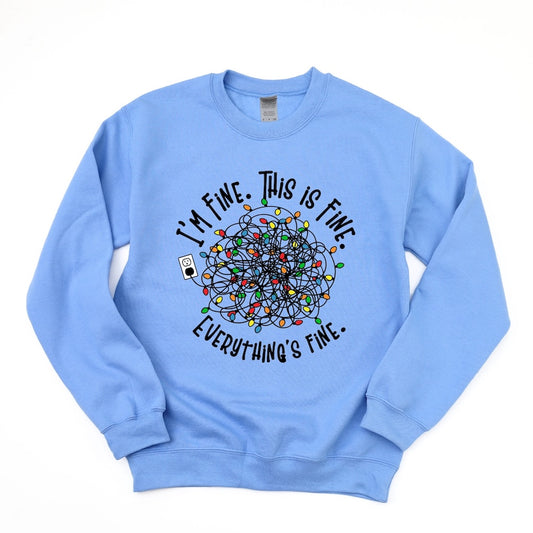 I'm fine. This is Fine. Everything's Fine. Lights DTF transfer