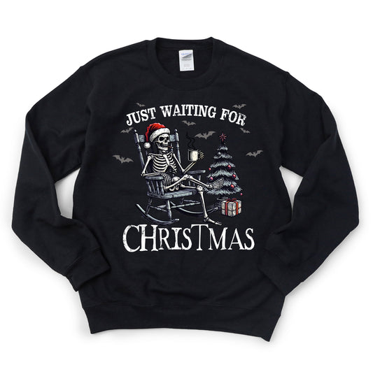 Just Waiting for Christmas (white) DTF transfer