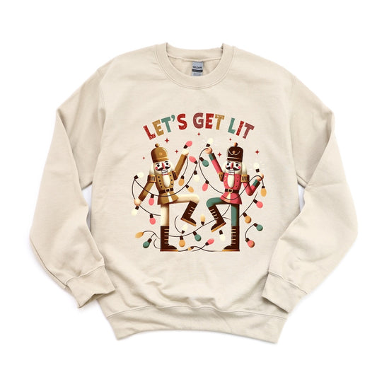 Let's Get Lit Nutcracker DTF transfer