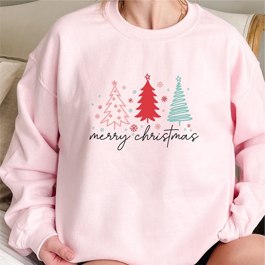 Merry Christmas Trees DTF transfer