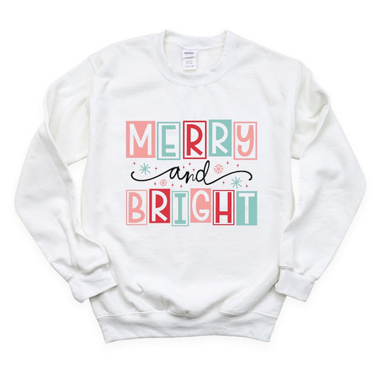 Merry and Bright Vintage DTF transfer