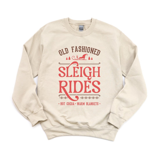 Old Fashioned Sleigh Rides DTF transfer
