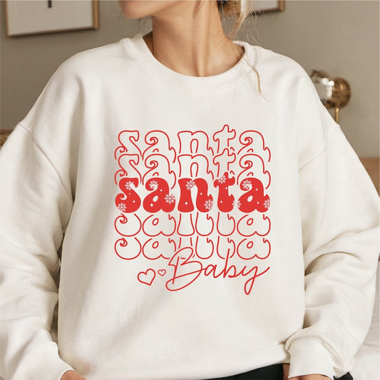Santa Baby DTF transfer