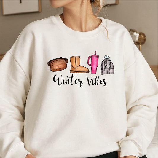 Winter vibes Essentials DTF transfer