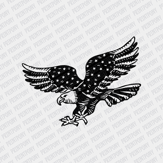 American Eagle - DTF transfer - PrintPony