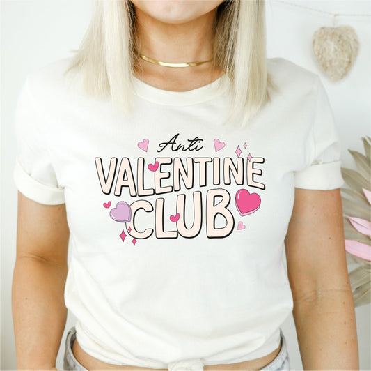 Anti - Valentine Club DTF Transfer - PrintPony