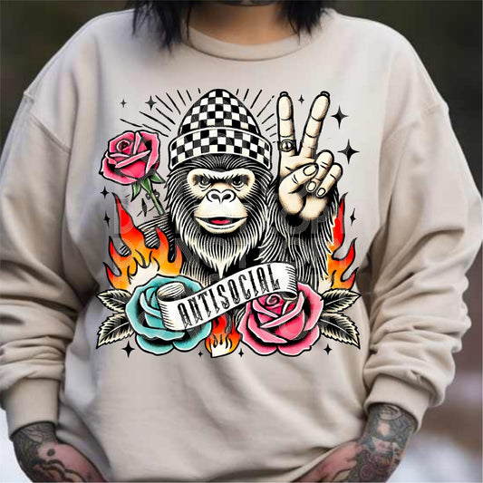 Antisocial DTF Transfer - PrintPony