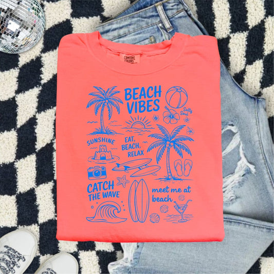 Beach Vibes - DTF transfer - PrintPony