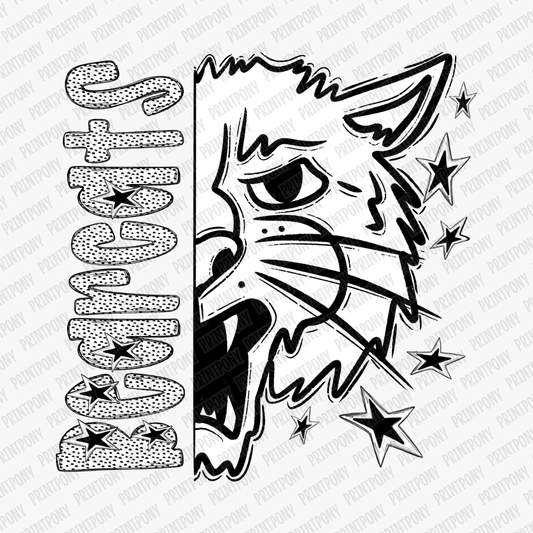 Bearcats Dotted Mascot DTF Transfer - PrintPony™