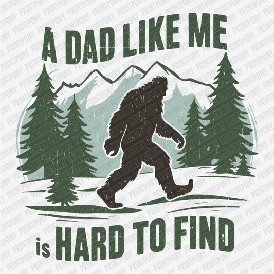 Bigfoot Dad DTF Transfer - Ready to Press - PrintPony®