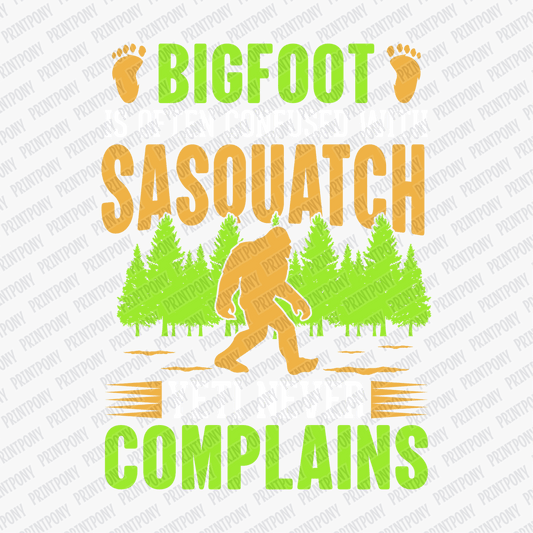 Bigfoot Is Often Confused with Sasquatch, Yeti Never Complains DTF Transfer - PrintPony®