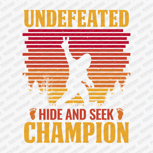 Bigfoot Undefeated Champion DTF Transfer - PrintPony®