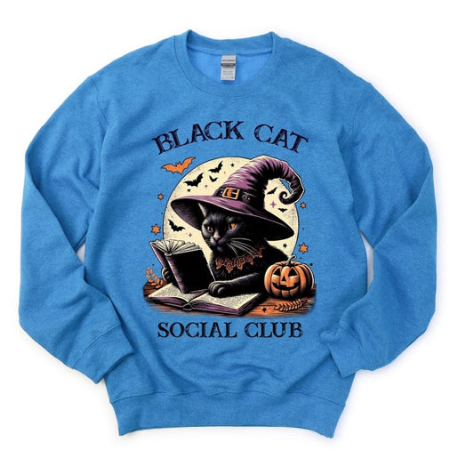 Black Cat Social Club DTF transfer - PrintPony