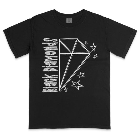 Black Diamonds Dotted Mascot DTF Transfer - PrintPony™