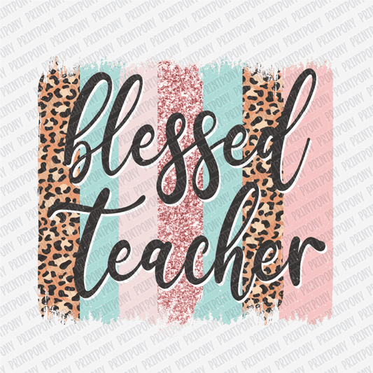 Blessed Teacher Coquette - DTF Transfer - PrintPony®