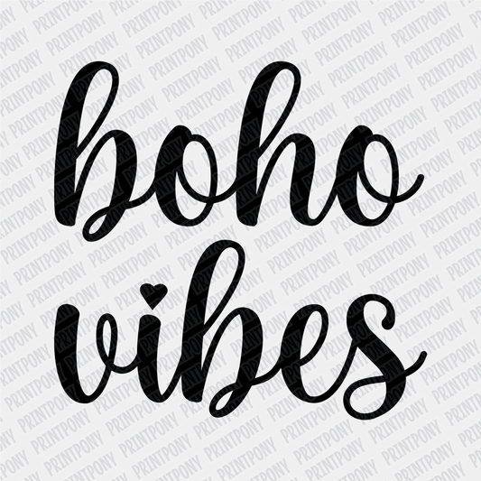 Boho Vibes DTF transfer - PrintPony