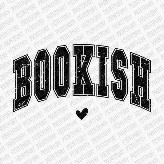 Bookish (Black) - DTF Transfer - PrintPony®
