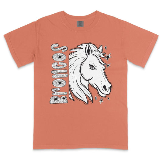 Broncos Dotted Mascot DTF Transfer - PrintPony™