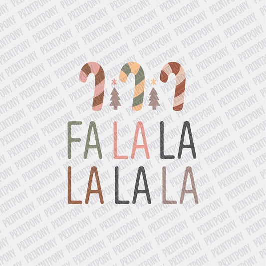 Candy Cane Boho DTF transfer - PrintPony