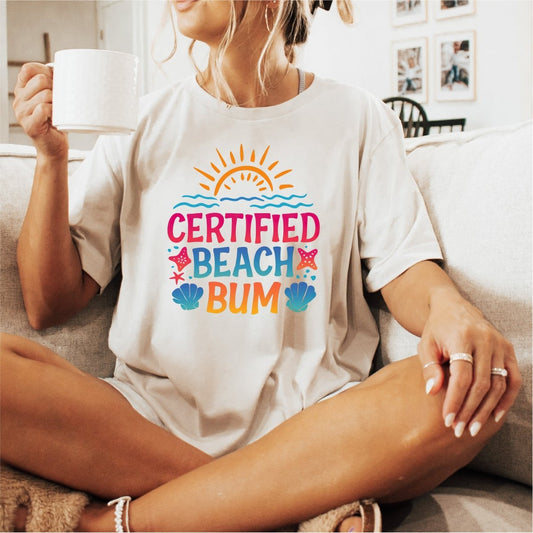 Certified Beach Bum - DTF transfer - PrintPony