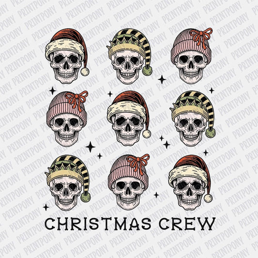 Christmas Crew Skeletons - DTF Transfer - Print Pony‚Ñ¢