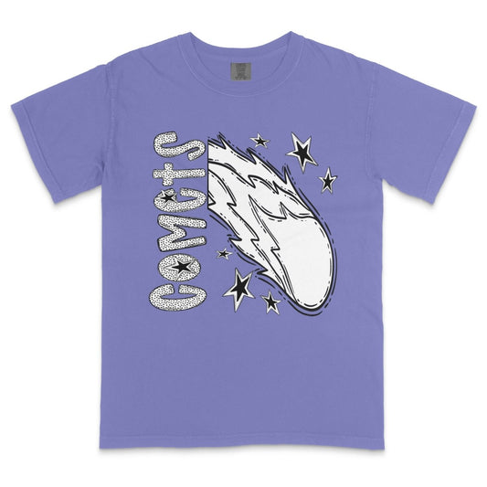 Comets Mascot Dotted Design DTF Transfer - PrintPony™