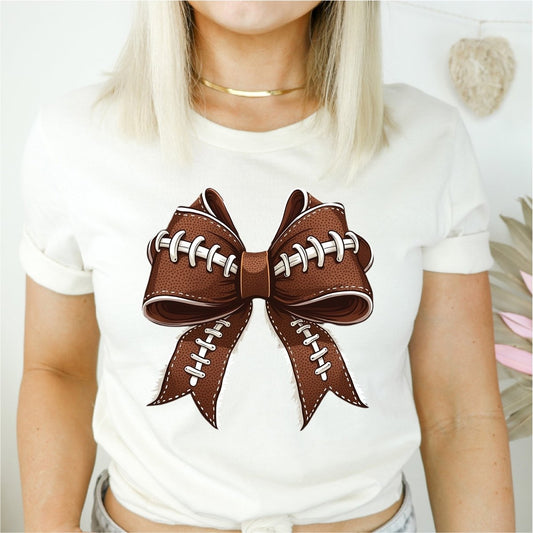 Coquette Football Ribbon DTF Transfer - PrintPony™