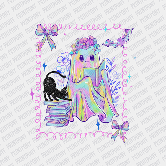 Coquette Iridescent Ghost DTF Transfer - PrintPony™