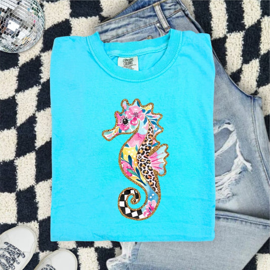 Coquette Sea Horse - DTF transfer - PrintPony