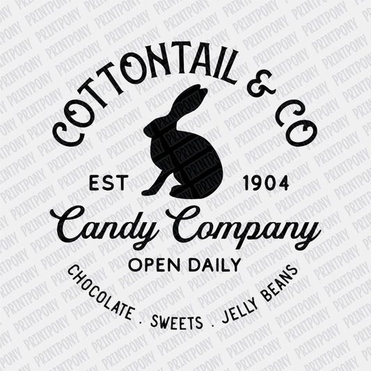Cottontail & Co Candy Company DTF Transfer - PrintPony