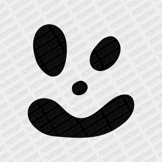 Cute Ghost Face Halloween DTF Transfer - PrintPony™