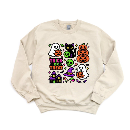 Cute Neon Halloween Collage DTF Transfer - PrintPony™