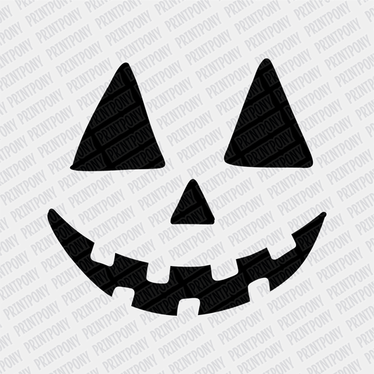 Cute Pumpkin Face Halloween DTF Transfer - PrintPony™