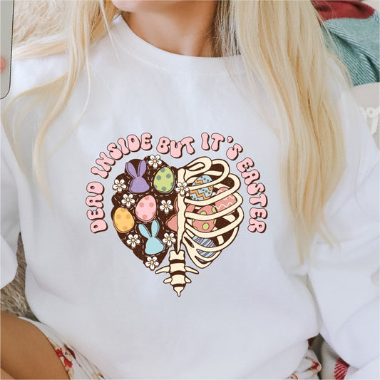 Dead Inside but it's Easter DTF Transfer - PrintPony