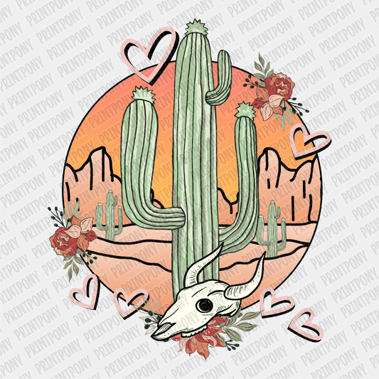 Desert Cactus DTF Transfer - PrintPony