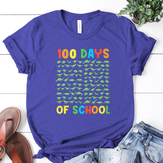 Dinosaur 100 Days of School DTF Transfer - PrintPony®
