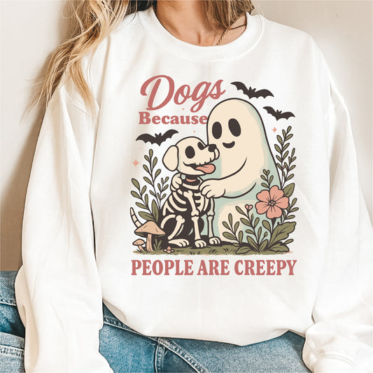 Dogs, Because People are Creepy DTF Transfer
