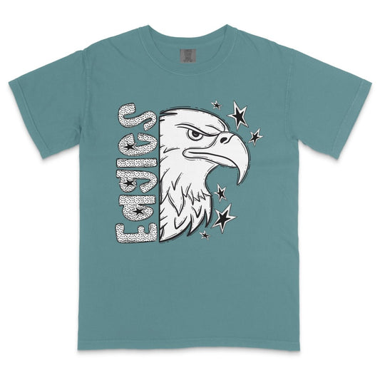 Eagles Mascot Dotted Design DTF Transfer - PrintPony™