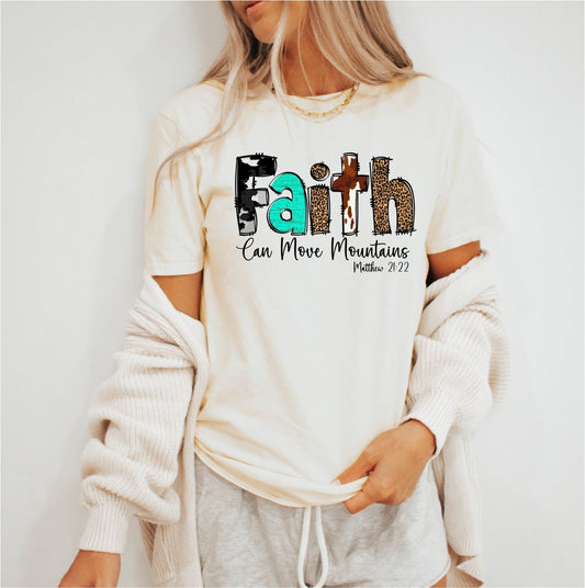 FAITH, Can Move Mountains DTF Transfer - PrintPony®