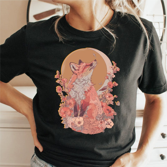 Fall Boho Floral Fox - DTF Transfer - PrintPony™