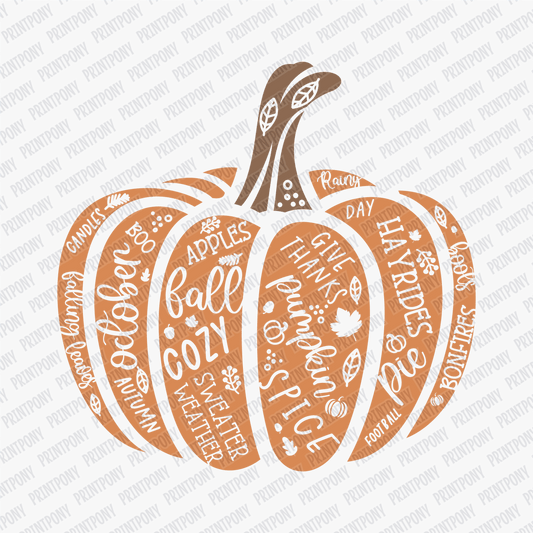 Fall Coquette Pumpkin - DTF Transfer - PrintPony™