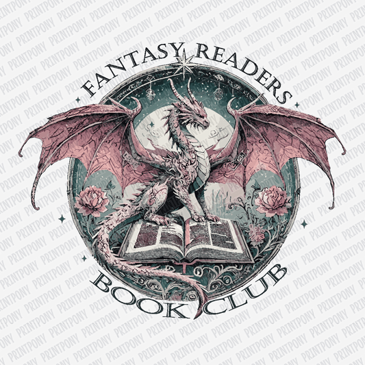Fantasy Readers Book Club - DTF Transfer - PrintPony®