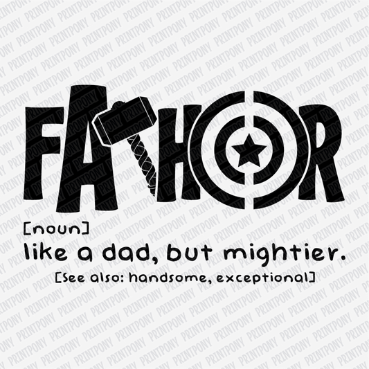 Fathor DTF Transfer (Black) - PrintPony®