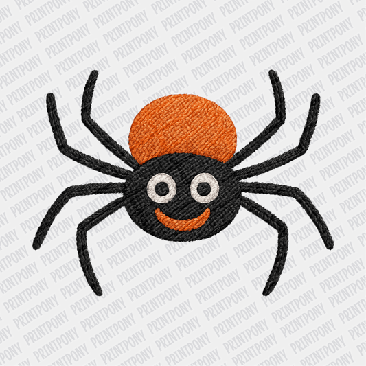 Faux Embroidered Spider DTF Transfer - PrintPony™